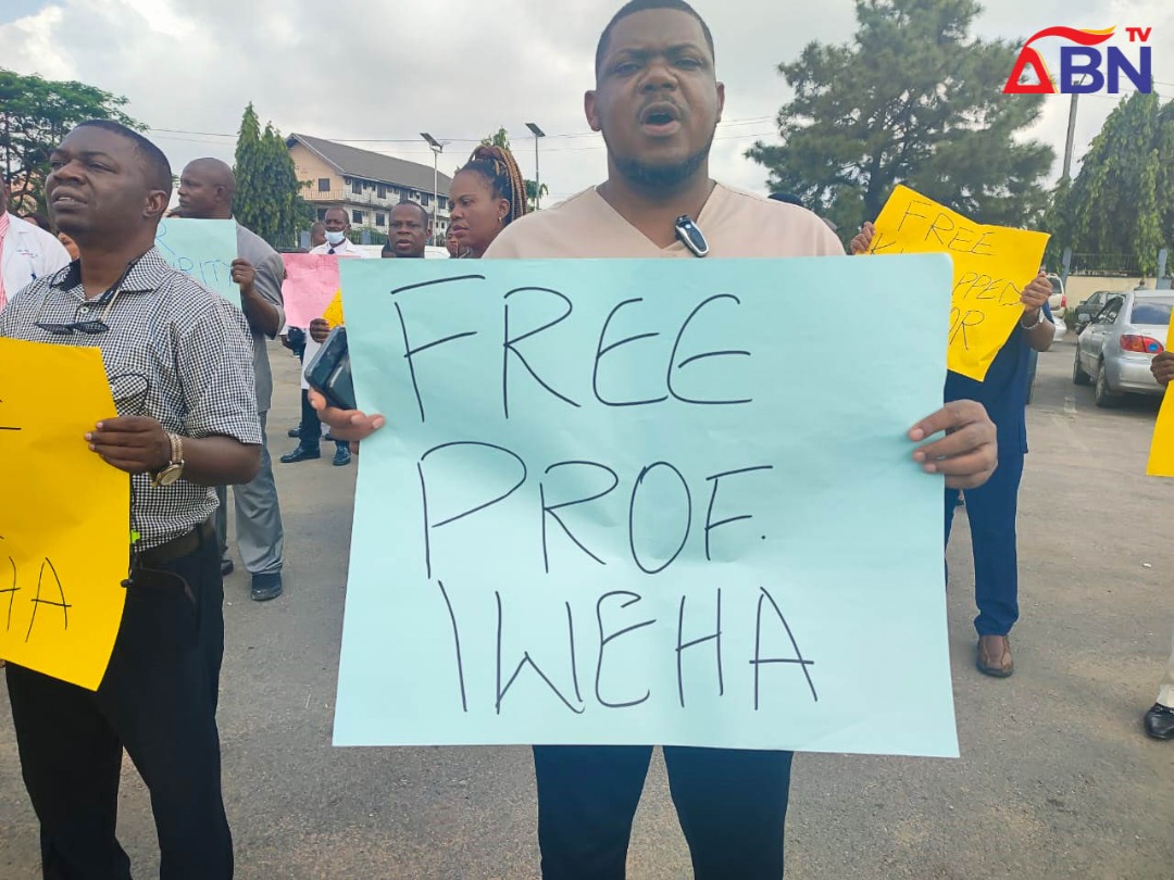 Abia Doctors Withdraw Service In Public, Private Hospitals Over Colleague's Abduction (Photos, Video)