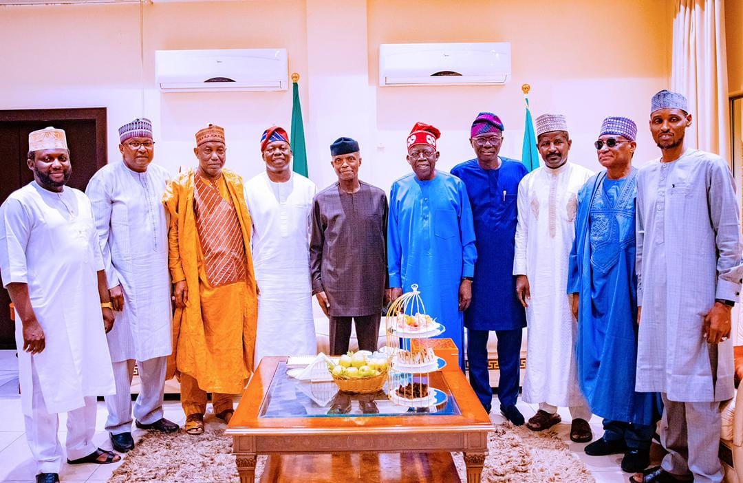 Bola Tinubu Visits Osinbajo (PHOTOS)