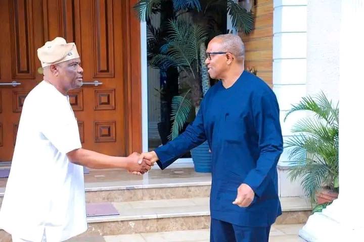 Gov. Wike In Closed Door Meeting With Peter Obi As Defection Rumours Swirl [PHOTOS]