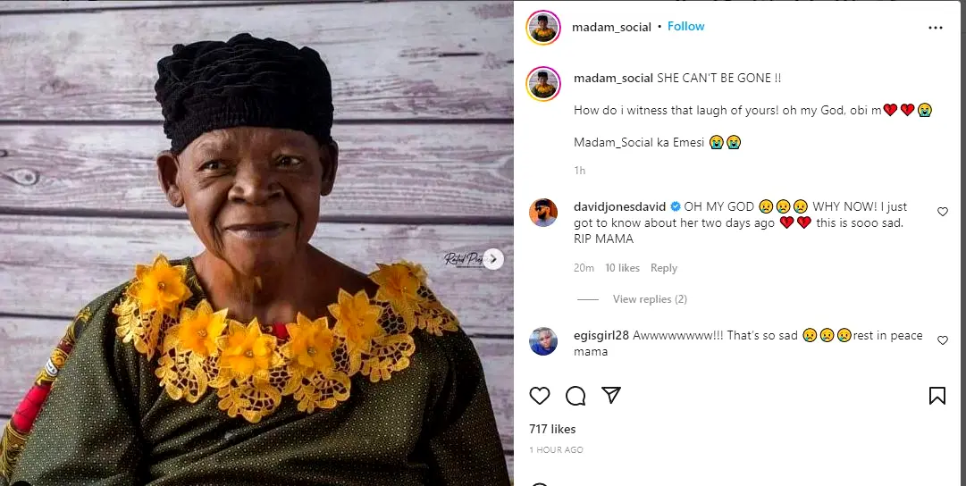 Social Media Comedienne, Madam Social, Is Dead