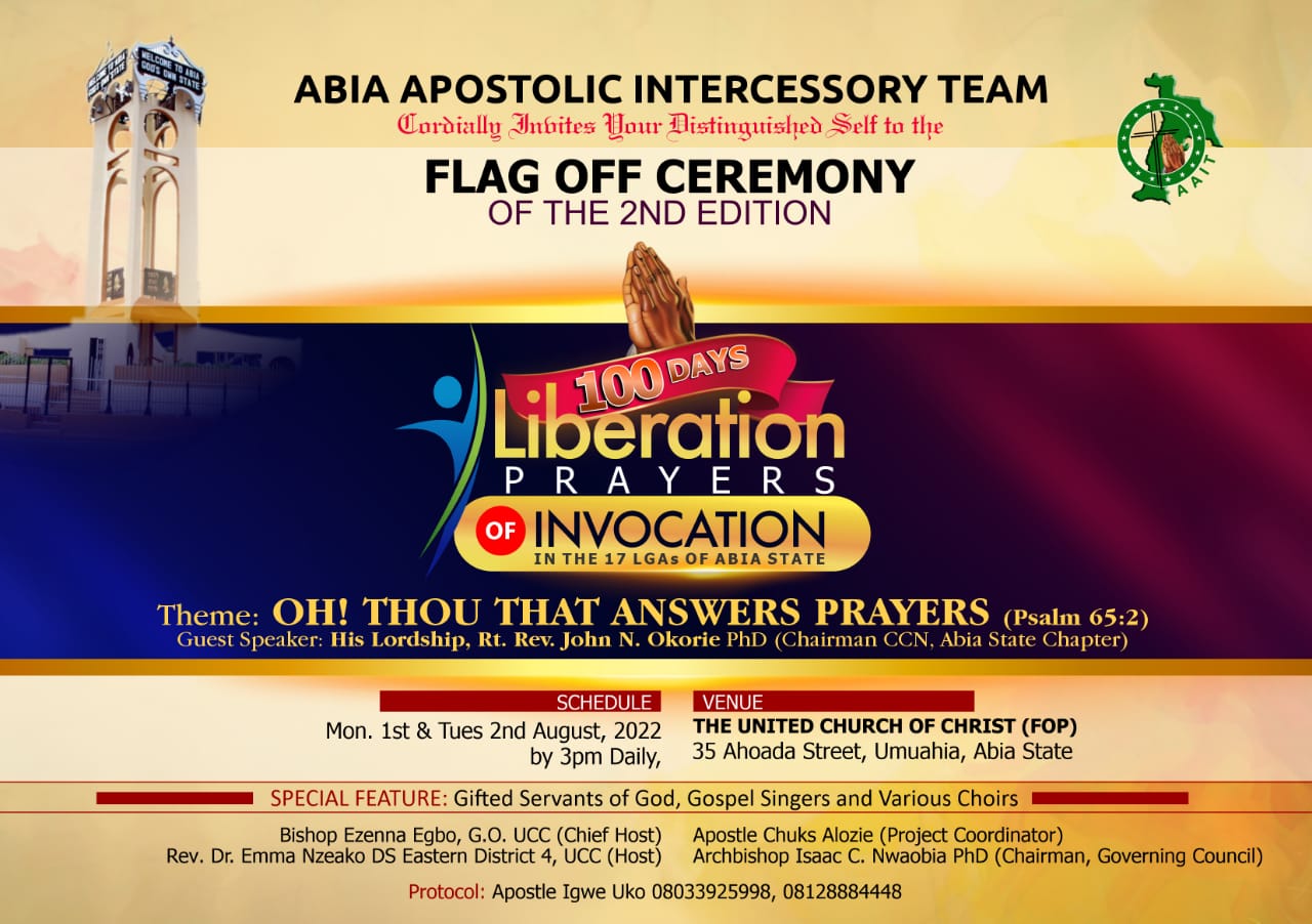 Group Embarks On 100 Days Liberation Prayer For Abia (Photos)