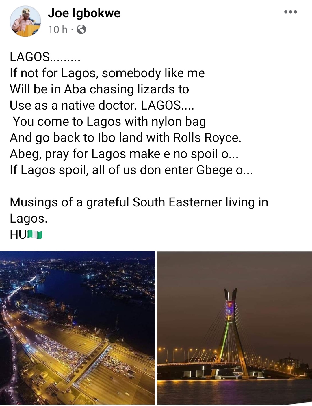 You Came To Lagos With Nylon Bag, Go Back To Igbo Land With Rolls Royce - Joe Igbokwe