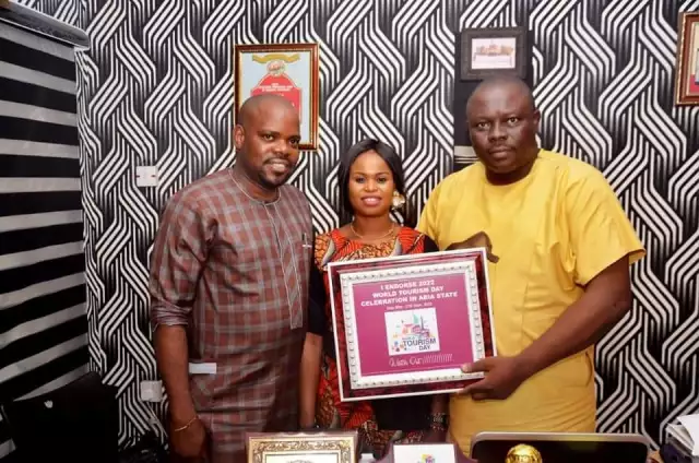 ABN TV Director, Okali Pledges To Support World Tourism Day 2022 In Abia (Photos) ABN TV Director, Okali Pledges To Support World Tourism Day 2022 In Abia (Photos)