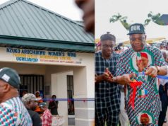 Nzuko Arochukwu Women’s Wing Honours Sen. Kalu As He Unveils Skills Acquisition Centre (Photos) Nzuko Arochukwu Women's Wing Honours Sen. Kalu As He Unveils Skills Acquisition Centre