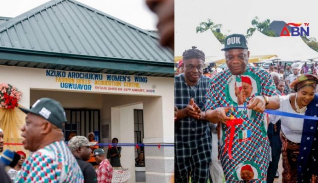 Nzuko Arochukwu Women’s Wing Honours Sen. Kalu As He Unveils Skills Acquisition Centre (Photos) Nzuko Arochukwu Women's Wing Honours Sen. Kalu As He Unveils Skills Acquisition Centre