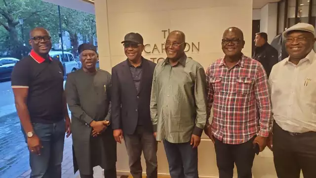 Atiku Finally Meets Wike In London Atiku Finally Meets Wike In London