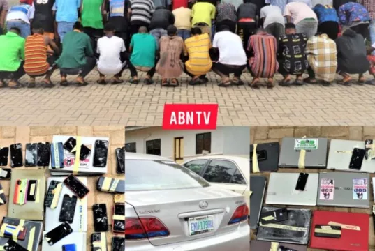 45 Suspects Arrested For Internet Fraud In Enugu (Photos) 45 Suspects Arrested For Internet Fraud In Enugu (Photos)