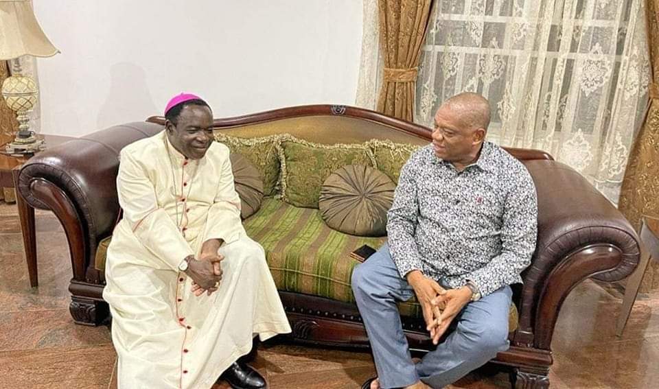 Sen. Kalu Greets Bishop Kukah At 70, Describes Him As Selfless Nigerian