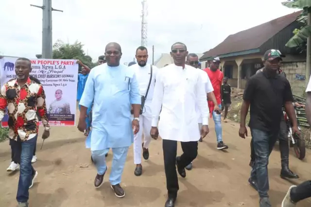 Abia APP’s Guber Candidate, Mascot Kick-Starts LG Verification Tour Abia APP's Guber Candidate, Mascot Kick-Starts LG Verification Tour