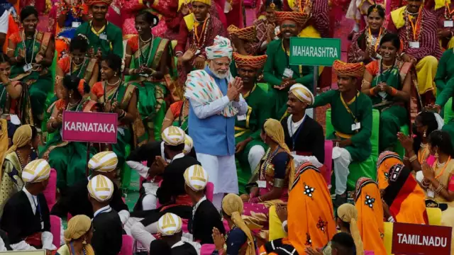 India Prime Minister Narendra Modi Pledges To Turn India Into A Developed Country As Nation Turns 75