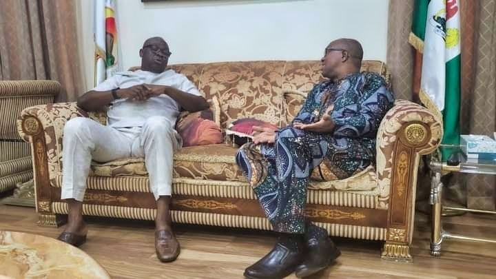 Peter Obi Meets Ex-Ekiti Governor Fayose