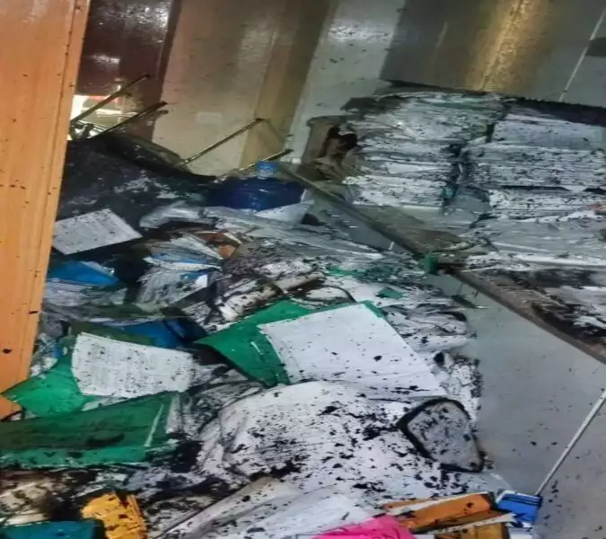 Scare As Fire Guts House Of Representatives New Wing