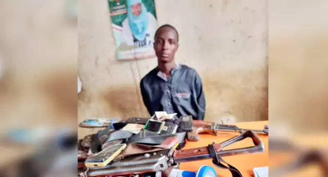 Police Nab 20-Year-Old Suspected Bandit In Possession Of Two AK-47 Rifles In Kaduna