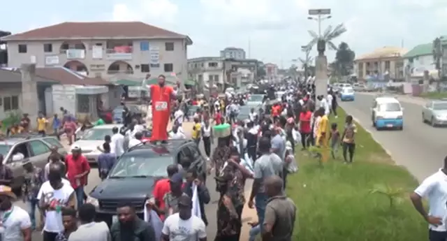 “Obi-dients” Shut Down Imo In Solidarity March For LP Presidential Candidate