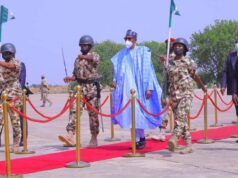 Buhari In Maiduguri, Tells Security Forces To Totally Eliminate Terrorists