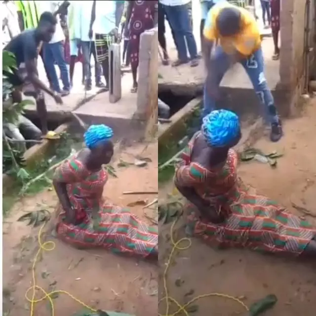 Anger As Abia Community Gives Widow Merciless Lashes Over Alleged Witchcraft, Hon. Chukwu Reacts (Photos, Video) Anger As Abia Community Gives Widow Merciless Lashes Over Alleged Witchcraft, Hon. Chukwu Reacts (Photos, Video)