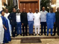 Peter Obi Meets Wike Again, Ortom, Mimiko, Ikpeazu, Other PDP Governors Peter Obi Meets Wike Again, Ortom, Mimiko, Ikpeazu, Other PDP Governors