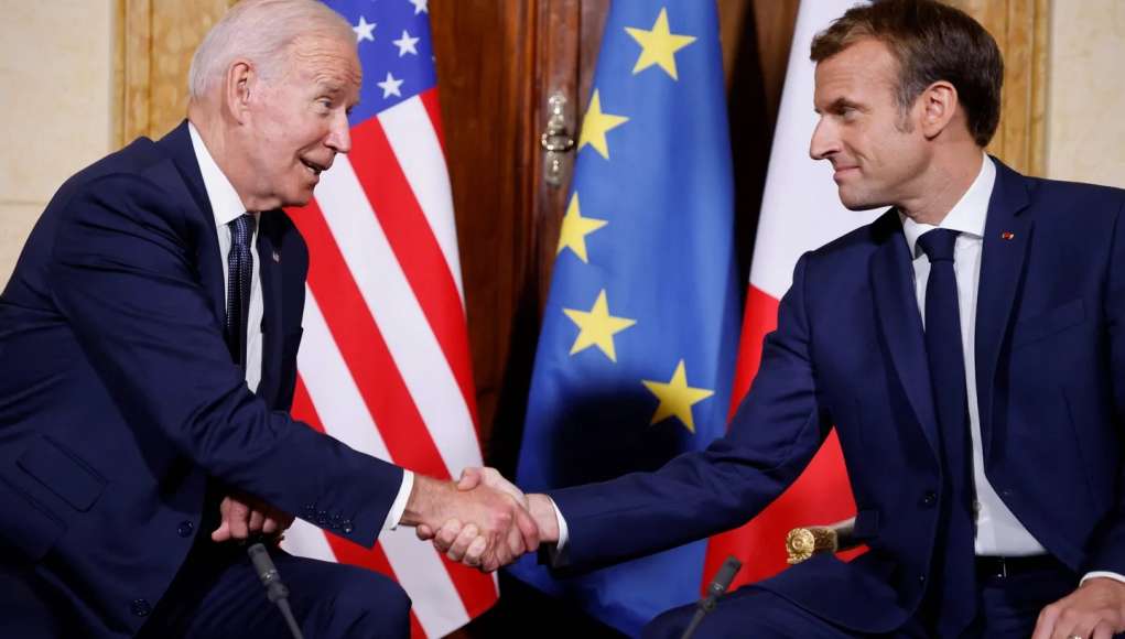 Biden And Macron Reaffirm Support For Ukraine