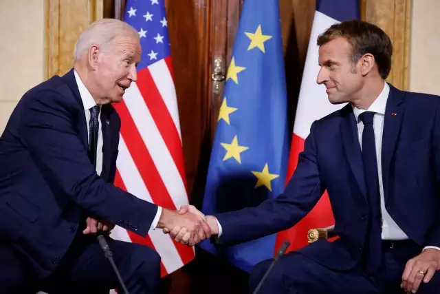 Biden And Macron Reaffirm Support For Ukraine