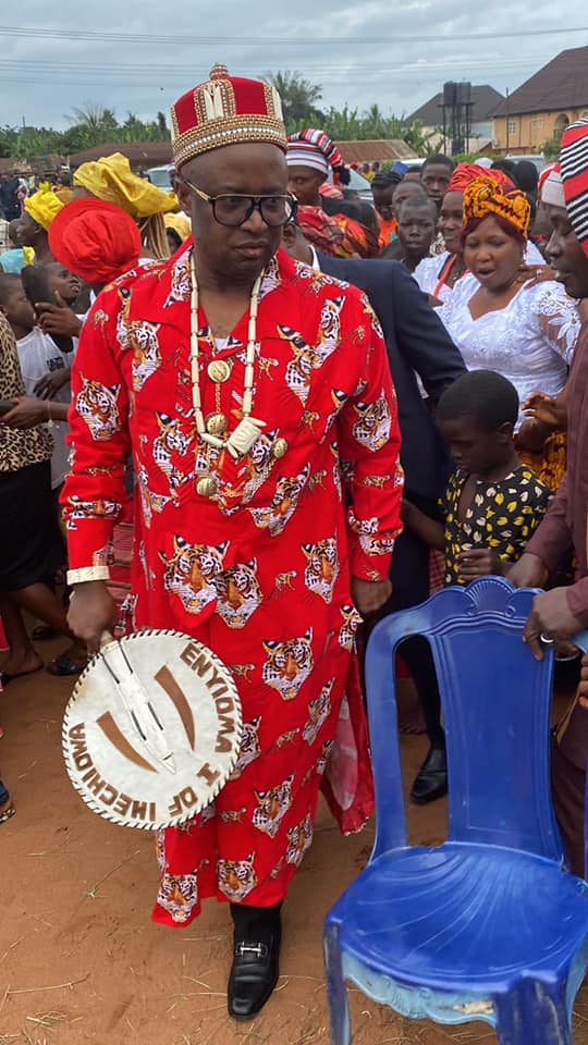 Dan Okeke Bags Another Chieftaincy Title Of 'ENYIOMA 1 OF IHECHIOWA' At New Yam Festival (PHOTOS)