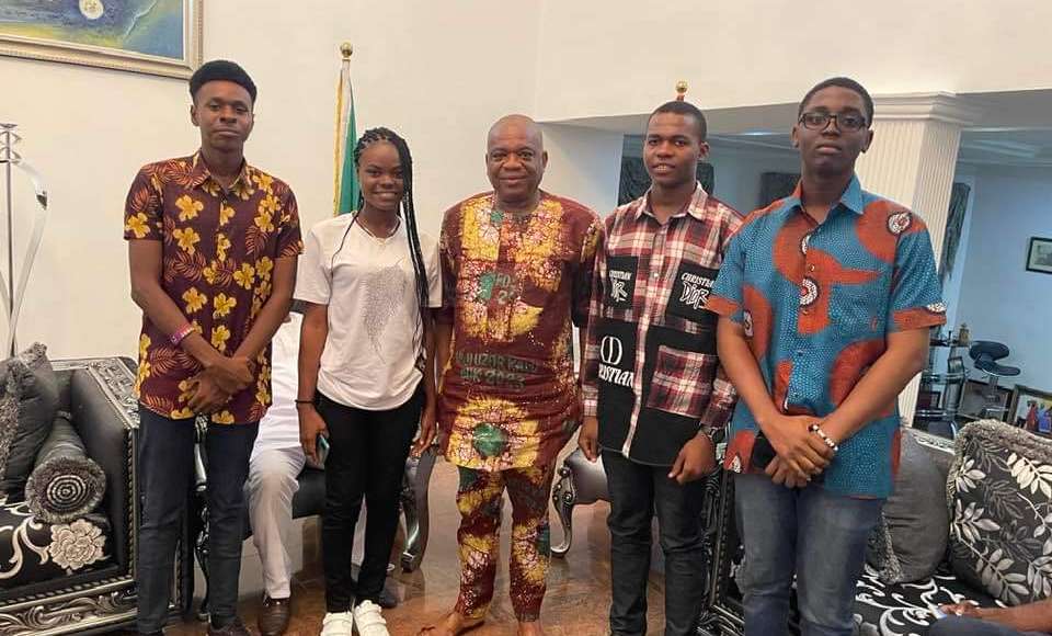 Beneficiaries Of Orji Kalu Foundation's Scholarship Jet Out To South America To Study Medicine (Photos, Video)