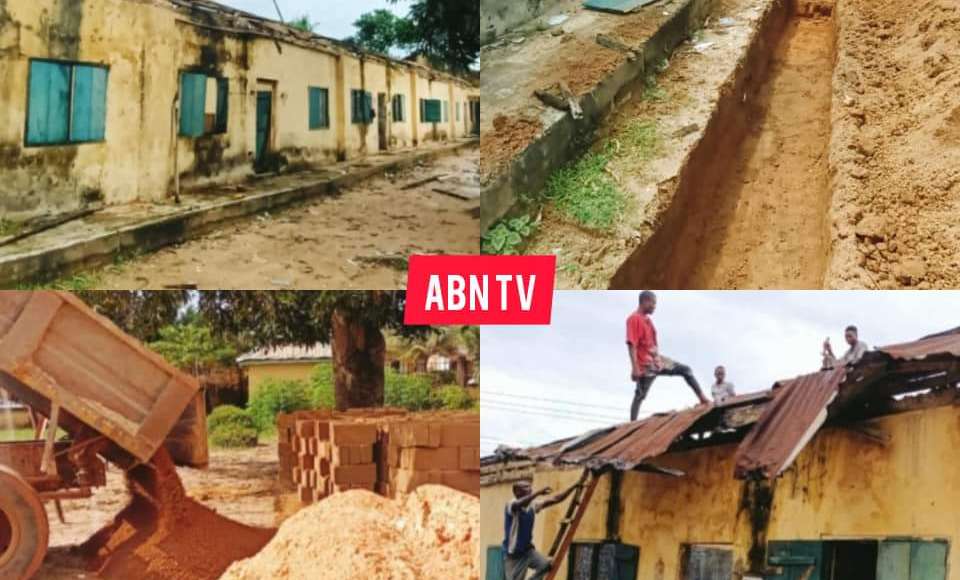 Abia North Tour: Renovation Commences At Aggrey Ibom Primary School Days After Sen. Kalu's Visit (Photos)
