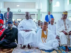 Tinubu, Shettima, Gbajabiamila, Others Attend Jumat Prayer (Photos) Tinubu, Shettima, Gbajabiamila, Others Attend Jumat Prayer (Photos)