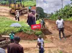 Abia North: Construction Work Commences At New Road Projects Attracted By Sen. Orji Kalu Abia North: Construction Work Commences At New Road Projects Attracted By Sen. Orji Kalu