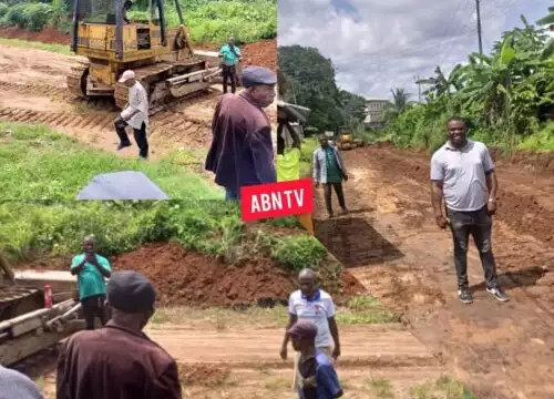 Abia North: Construction Work Commences At New Road Projects Attracted By Sen. Orji Kalu Abia North: Construction Work Commences At New Road Projects Attracted By Sen. Orji Kalu