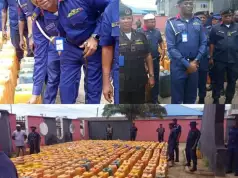NSCDC Recovers 21,600 Litres Of Stolen Petrol In Lagos NSCDC Recovers 21,600 Litres Of Stolen Petrol In Lagos
