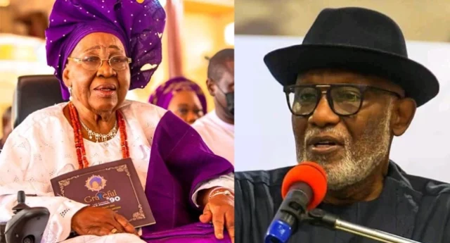 Senate President Condoles Gov. Akeredolu Over Mother’s Death