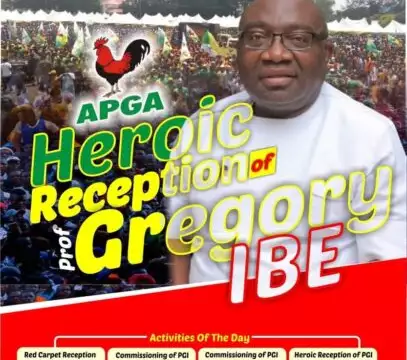 HOME COMING: Abians Set To Receive APGA Guber Candidate Gregory Ibe Today HOME COMING: Abians Set To Receive APGA Guber Candidate Gregory Ibe Today