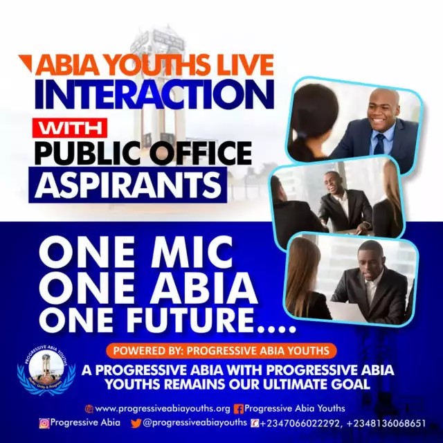 2023: Progressive Abia Youths To Interact With Public Office Aspirants (Photos)