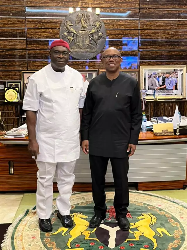 2023: LP Presidential Candidate, Peter Obi Meets Interpol Expert, Chikwe Udensi 2023: LP Presidential Candidate, Peter Obi Meets Interpol Expert, Chikwe Udens