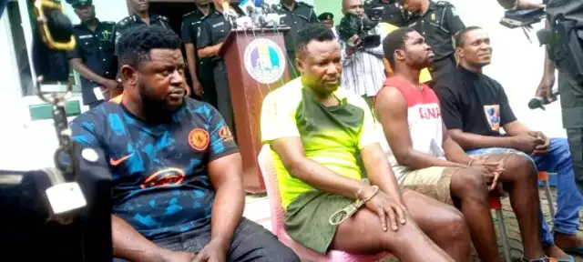Suspected Kidnap Kingpin, John Lyon Paraded In Bayelsa