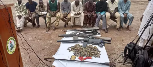 Police Arrest Notorious Bandit Umar Namaro, Six Informants In Zamfara Police Arrest Notorious Bandit Umar Namaro, Six Informants In Zamfara
