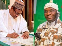 President Buhari Signs Rep. Benjamin Kalu’s NIMET Bill Into Law President Buhari Signs Rep. Benjamin Kalu's NIMET Bill Into Law