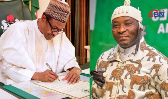 President Buhari Signs Rep. Benjamin Kalu’s NIMET Bill Into Law President Buhari Signs Rep. Benjamin Kalu's NIMET Bill Into Law