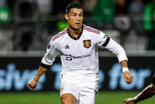 Ronaldo Reacts To Scoring First-Ever Goal In Europa League Ronaldo Reacts To Scoring First-Ever Goal In Europa League