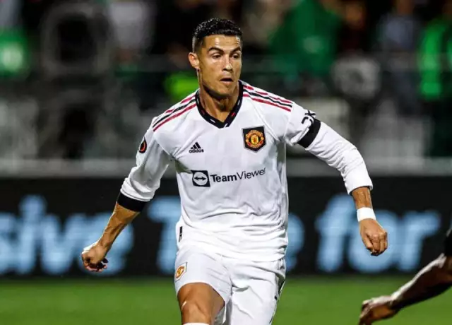 Ronaldo Reacts To Scoring First-Ever Goal In Europa League