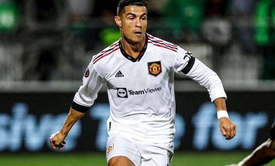 Ronaldo Reacts To Scoring First-Ever Goal In Europa League