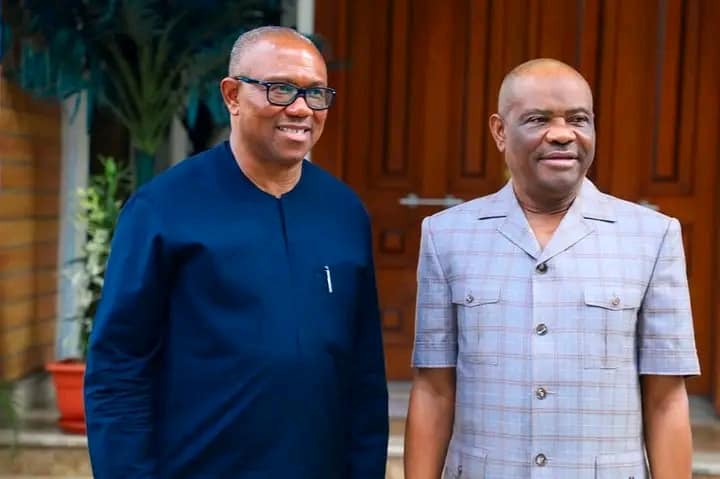 Wike Hosts Labour Party Presidential Candidate, Peter Obi (PHOTOS)