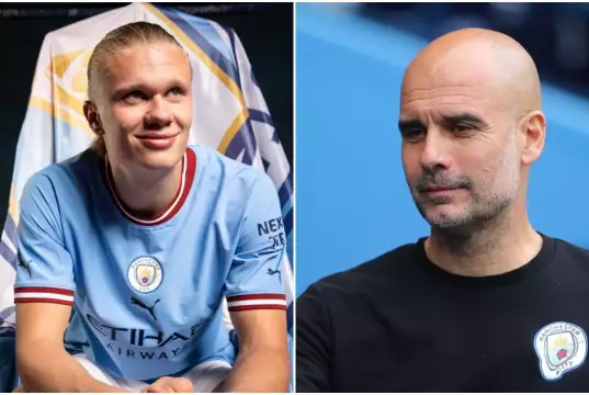 Erling Haaland Is Born To Score Goals, Says Pep Guardiola Erling Haaland Is Born To Score Goals, Says Pep Guardiola