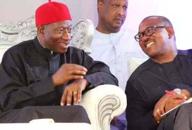 Peter Obi Visits Goodluck Jonathan Ahead Of Campaign Kick-Off