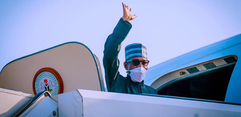 Buhari Jets Out To UK For Medical Check-up