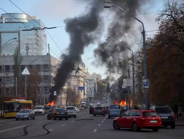 Explosions Rocks Kyiv The Ukraine’s Capital Explosions Rocks Kyiv The Ukraine's Capital