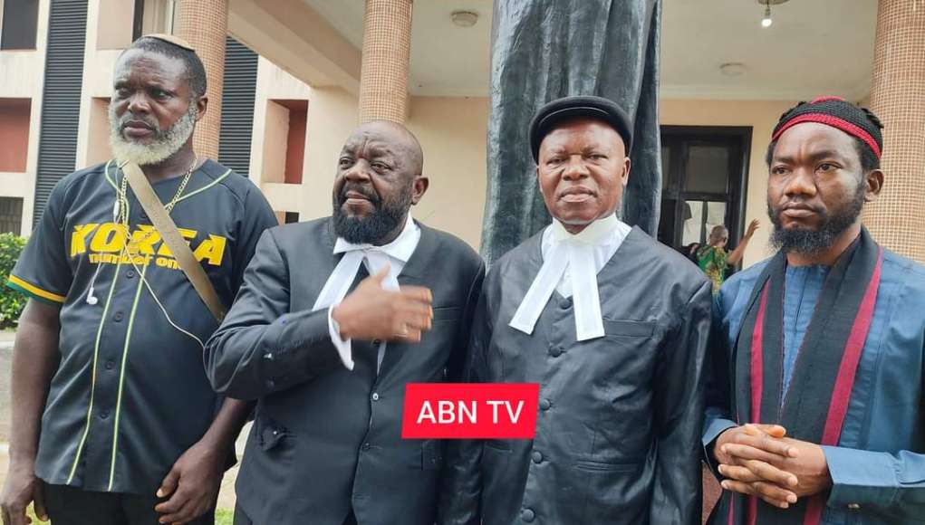 Amidst Tight Security, Umuahia Court Set To Hear Enforcement Of Nnamdi Kanu’s Human Rights Suit (Photos, Video)