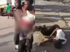 Protest Against EFCC Turns Bloody As Nigerian Police Shoot 3 Protesters, Over 20 Trucks Burnt Protest Against EFCC Turns Bloody As Nigerian Police Shoot 3 Protesters, Over 20 Trucks Burnt