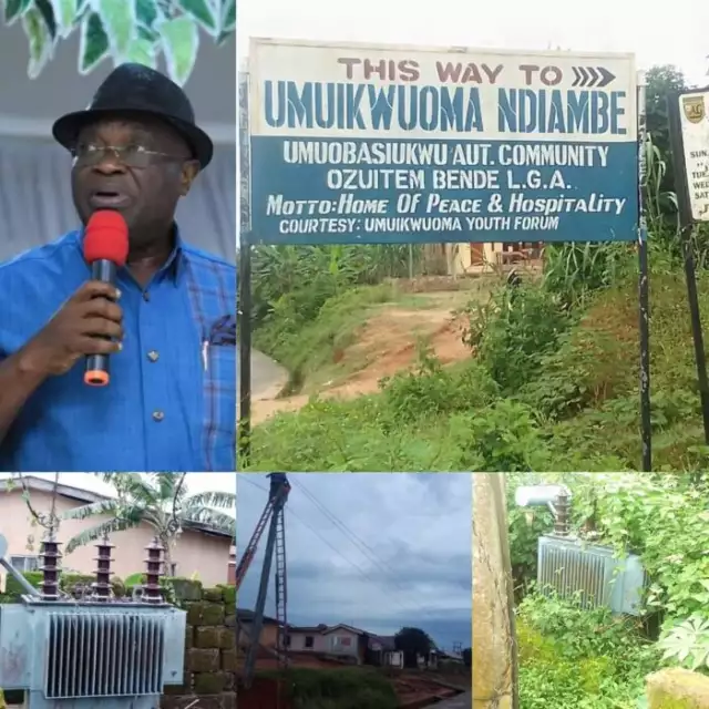 Ikpeazu Restores Electricity Challenge In Ozuitem Community Ikpeazu Restores Electricity Challenge In Ozuitem Community