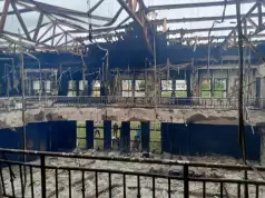 Fire Guts Kogi House Of Assembly Building (VIDEO) Fire Guts Kogi House Of Assembly Building